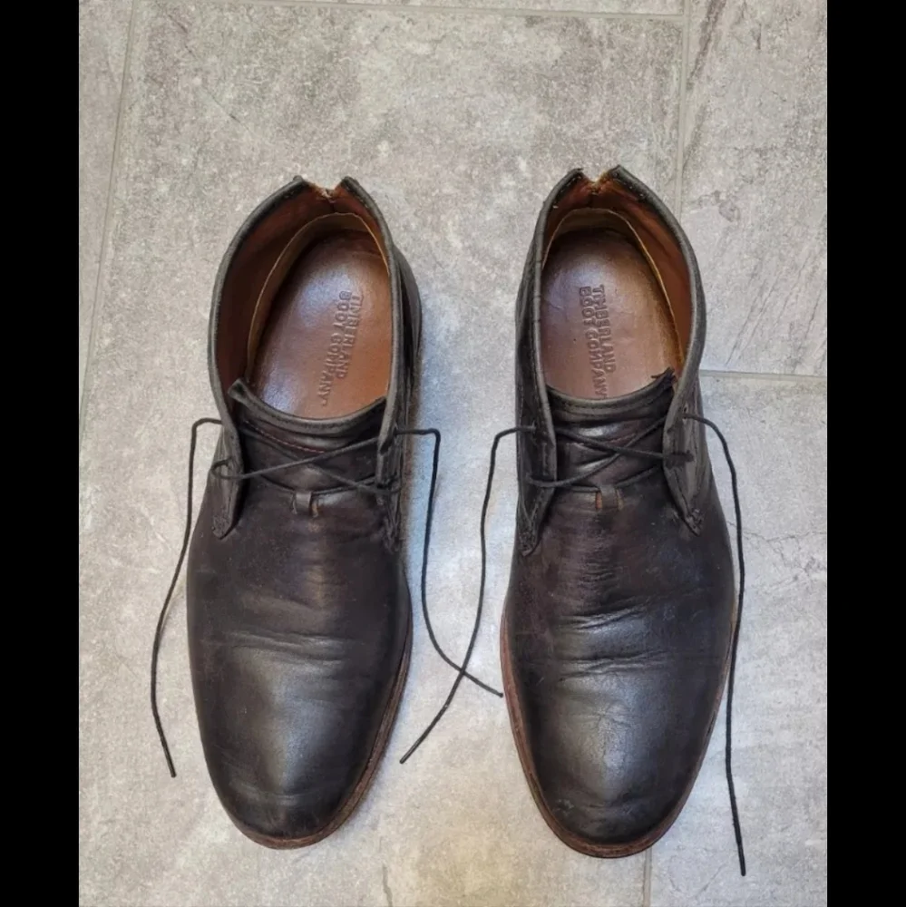 Vintage Timberland Boot Co 'Wodehouse' Lost History Chukka  Burnised Black 9 US